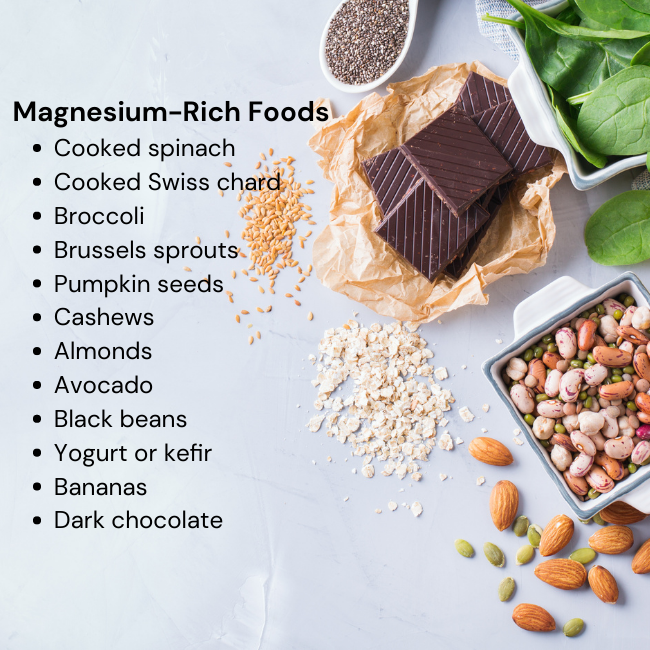 Magnesium rich foods list