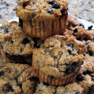 Vegan Blueberry Muffins
