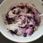 keto blueberry oatmeal